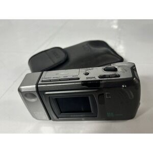 Casio‎ QV100 QV-100 Digital Camera Silver W/ Case Tested